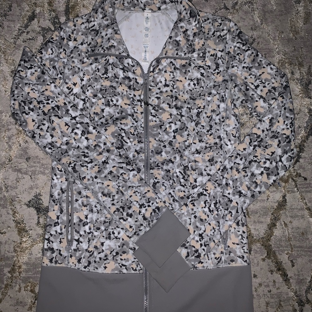 Lululemon gray - pink tone zip up jacket